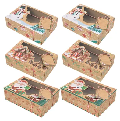 Image de Boîtes transparentes pour cadeaux de Noël