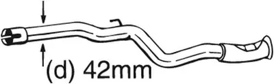 Produktbild von Bosal Reparaturrohr, Katalysator  889-159