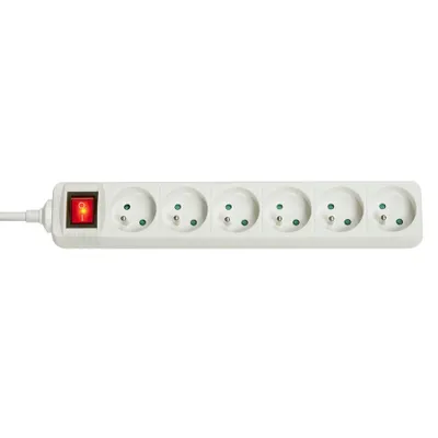 Produktbild von Lindy 73126, Drinnen, Typ E, Weiß, 6 AC-Ausgänge, 3680 W, -4 - 40 °C