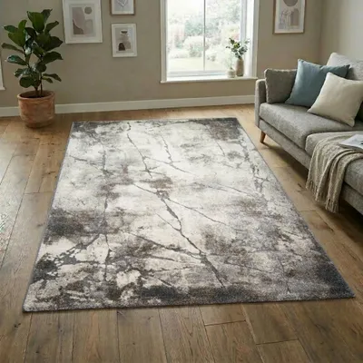 Zdjęcie produktu dla Dywan abstrakcyjny z motywami natury – wymiary: 200 x 290 cm