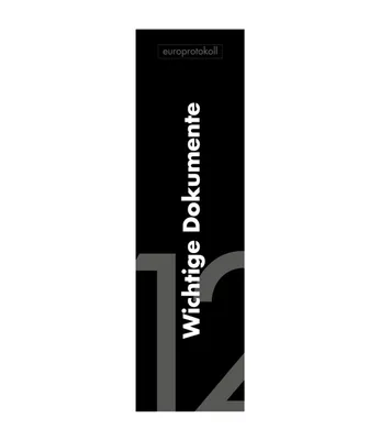 Produktbild von europrotokoll Rückenschild 'wichtige Dokumente' für DIN A4 Ordner, beschriftetes Einsteckschild im Format 53 x 186 mm, passend für 8 cm Ordner