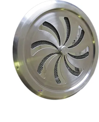 Produktbild von Edelstahl Abluftgitter LG-6515 L V2A Zuluft Schiebegitter DIN 150 Lüftungsgitter