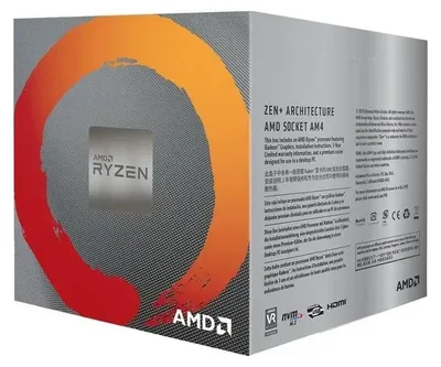 Imagen del producto de AMD RYZEN 5 3400G 3.7GHz 6MB 4 CORE AM4 BOX+Disipa