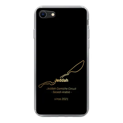 Produktbild von MuchoWow® Handyhülle Schutzhülle Hülle für iPhone SE 2022 Dschidda - Formel 1 - Rennstrecke Silikon Softcase Handy Hülle - Schutzhülle