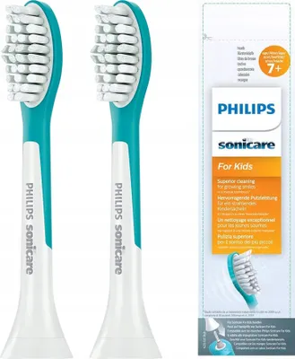 Produktbild von Philips | Aufsteckbürsten für Philips Sonicare HX6042 - Kinder - 2 Stück - Originalqualität - sanfte Reinigung