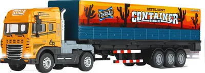 Obrázok produktu pre Kovový traktor s kontajnerom s efektmi 40 cm