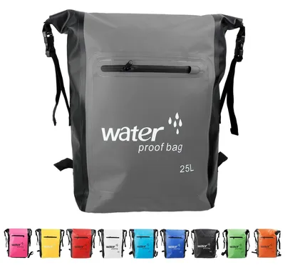 Produktbild von Wasserdichte Tasche, grau, 25 L, für Outdoor-Aktivitäten