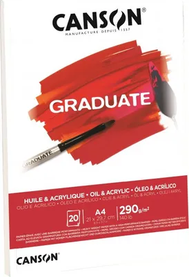 Produktbild von Canson Graduate, Kunstpapier, 290 g/m², 20 Blätter