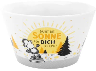 Produktbild von Sheepworld Schale "Sonne" | Porzellan, 60 cl, Müslischale, Snackschale, mit Spru