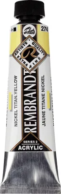 Produktbild von Rembrandt Acrylfarbe Tube 40 ml Nickeltitangelb 274