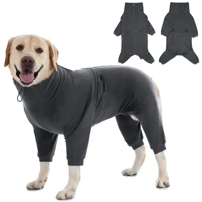 Produktbild von Warme Fleecejacke für Hunde, ideal für kalte Tage, mit Reißverschluss