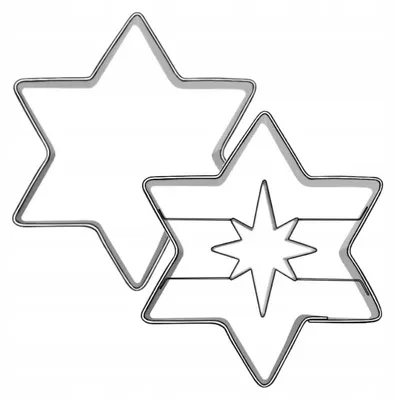Produktbild von EkoForemki Ausstecher Sterne 4,5 cm Weihnachtsgebäck