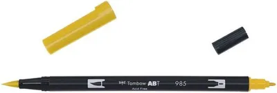 Produktbild von Tombow Tombow ABT Dual Brush Pen 985 Chromgelb