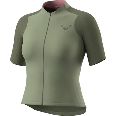 Image de Maillot de vélo à manches longues Ride Light à fermeture éclair intégrale pour femmes - Dynafit, taille : 40, couleur : 5291 (vert sauge) / 5560
