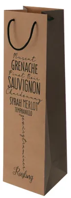 Produktbild von SUSY CARD Flaschentüte "Wine glass" für 1 Flasche