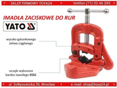 Produktbild von Yato YT-6512, Rohrschelle, Kohlenstoffstahl, Eisenguss, 9 cm