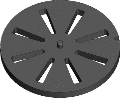 Produktbild von Kaminrost / Ascherost Ø 203x15mm passend für Contura **