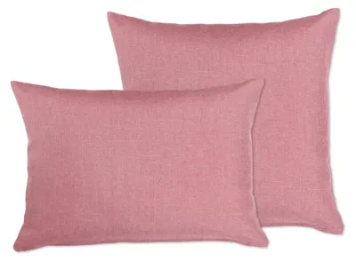 Produktbild von Beautex Kissenhüllen Leinen Optik, Kissen Kissenbezug Sofakissen,Rose,40x40cm