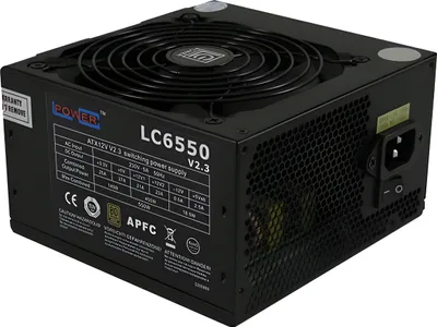 Produktbild von LC-Power Netzteil 550W LC6550 12cm (80+Bronze) Ver.2.3 retail