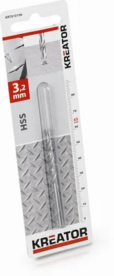 Obrázok produktu pre KREATOR KRT010106 - HSS vrták do kovu 3,2x65 mm