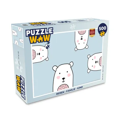Obrázek produktu pro MuchoWow MuchoWow® Puzzle 500 ks Medvědi - Děti - Zvířata