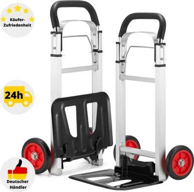 Produktbild von Sackkarre Transportkarre Klappwagen Klappkarre Aluminium 90kg Klappbar Meister Transport