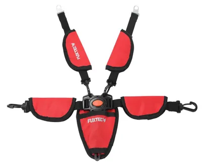 Image de Ceinture de sécurité à 5 points FUXTEC pour CT-850, rouge