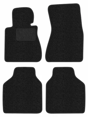 Produktbild von Velours-Fußmatten für BMW 7 E66 2001-2008 (Limousine Langversion) – 4-tlg, Anthrazit, passgenau – Wielganizator ANTHRA
