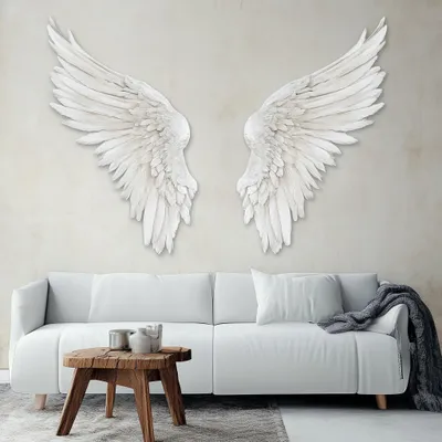 Produktbild von Decords Wandtattoo – große Engelsflügel mit 3D-Effekt, 260 cm