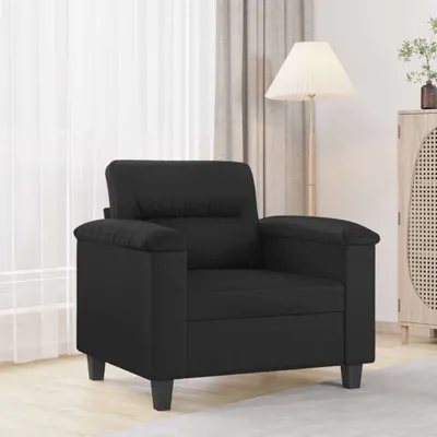 Produktbild von ZMH Sessel Schwarz 60 cm Kunstleder