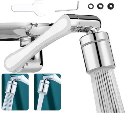 Obrázek produktu pro Otočné prodloužení pro kuchyňské a koupelnové baterie, otočné o 1440°