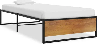 Obrázek produktu pro Maison Exclusive – kovový rám postele, černý, 100 × 200 cm
