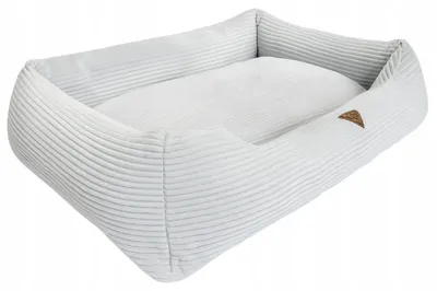 Immagine prodotto di Cuccia per cani, modello Cord, 100x75 cm, con rivestimento removibile e cuscino antiscivolo