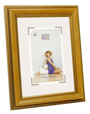 Produktbild von Deknudt – Gelber Kunststoff-Fotorahmen GONDA, 13x18 cm, gelb-goldfarben
