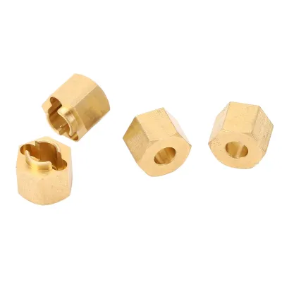 Produktbild von RC Car Messing Kupplung Stecker,Kupplung Messing Hex Stecker,Hex Messing Welle Kupplung,RC Hex Kupplung,Messing Kupplung Stecker,Fernsteuerung Auto Hex-Kupplung