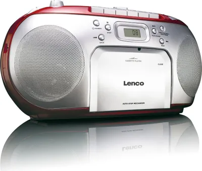 Produktbild von Lenco SCD-42, FM, Spieler, CD, CD-R, CD-RW, Autostopp, Wiederholung, LCD, Rot, Silber