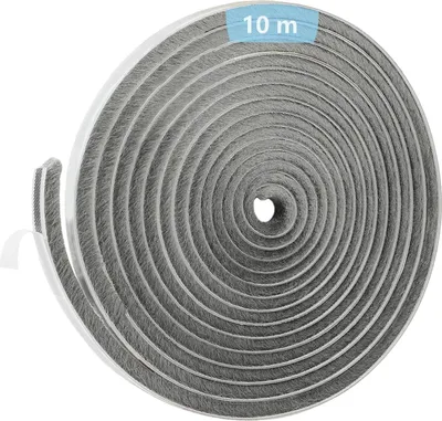 Produktbild von 10m Zugluftstopper - Klebeexkluder für Schiebetüren - Grau