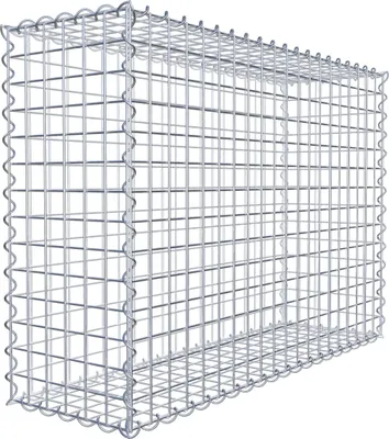 Produktbild von Gabione 100 cm x 70 cm x 30 cm (L x H x T), Maschenweite 5 cm x 5 cm, Spirale