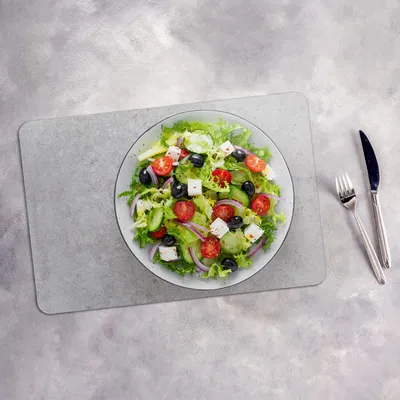 Produktbild von Tischset 6x45x30 cm + 6x10fi cm Platzset Tischmatte Platzmatte Untersetzer - Gemüse Salat