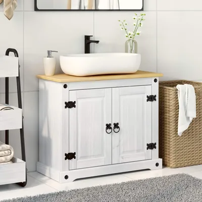 Obrázek produktu pro Maison Exclusive – Podstavní skříňka pod umyvadlo, bílá, 73 x 33 x 60 cm
