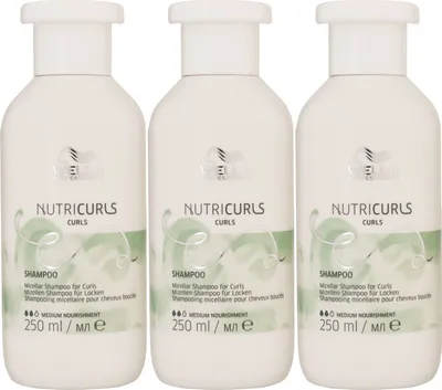 Produktbild von Wella Nutricurls Micellar Curls 3 x 250 ml Shampoo für welliges Haar Set