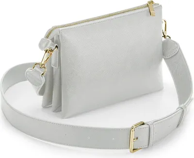 Immagine prodotto di BagBase BG759 | Boutique Soft Cross Body Bag 23x3,5x16 cm - Colore: Soft Grey - Dimensioni: 23 x 3,5 x 16 cm