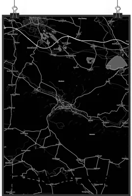 Produktbild von Mr. & Mrs. Panda Bild Sondershausen DIN A0 - Geschenk, drucke, wanddeko, Wandbild, Plakat, Stadt Dorf Karte Landkarte Map Stadtplan, Kunstdruck