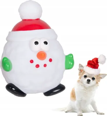 Produktbild von Weihnachten Hundespielzeug quietschend Gummi lustig für Weihnachten