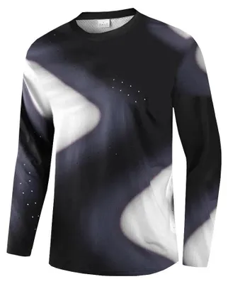 Image de Maillot de vélo respirant pour hommes avec manches courtes et longues