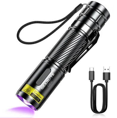 Productafbeelding van UV-blacklight zaklamp, mini-uv-lamp voor binnen en buiten