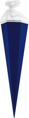 Produktbild von Goldbuch Bastelschultüte 85 cm 6eckig Tüllverschluss blau 85x19 cm