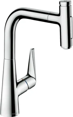 Produktbild von Spültischmischer Select DN 15, mit sBox, Ausziehbrause chrom chrom 220 Select 2jet sBox, Ausziehbrause