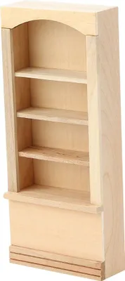 Obrázok produktu pre 1:12 Domček pre bábiky Drevená knižnica Model pre bábiky DIY Domček pre bábiky Nábytok PríslušenstvoKnižnica