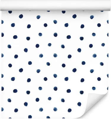Obrázek produktu pro 10m VLIES TAPETE roll dots circles polka dots minimalism geometry XXL